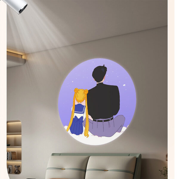 YoiJoys Advertising Lights Home Decoration Track Mounted Style High Resolution Gobo Led Projection Lamp Christmas Decoration