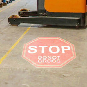 Yoijoys Projected Safety Signs For High-Traffic Areas Light And Sounds Warning Gobo Led Projection Light Solution