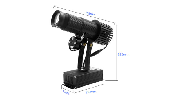 YoiJoys Commercial Working Zone Advertising Logo Sign Gobo Projector Logo Light With Rotating - Image 2