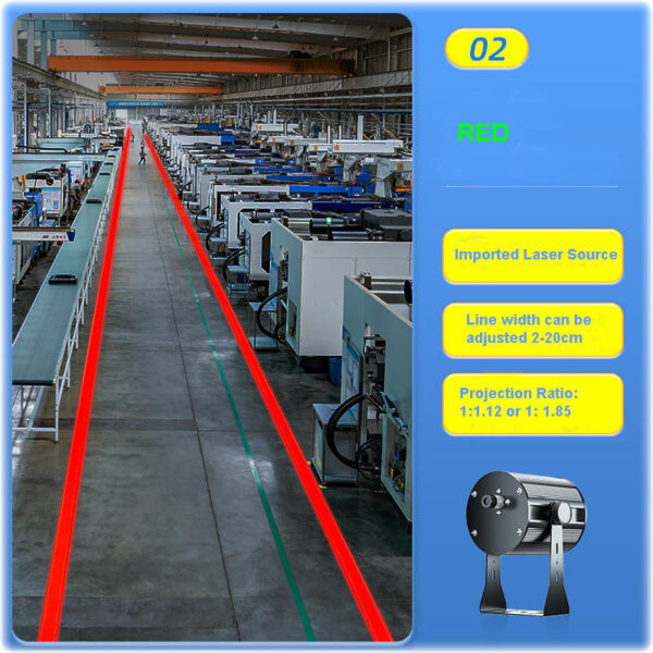 YoiJoys Professional Laser Line Projector Width Led Virtual Line Projection Light For Workshop - Image 6