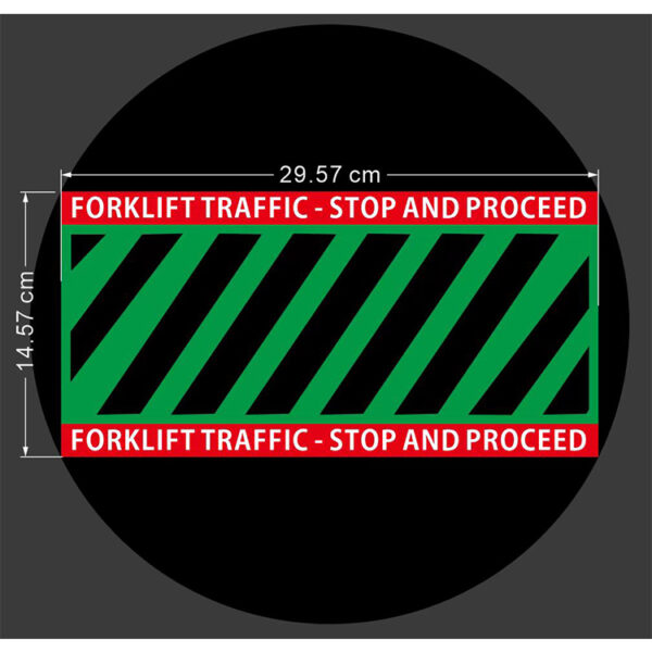Yoijoys 400W High Power Advertising Floor Sign Projection Light Outdoor Safety Warning Sign Gobo Led Projector Lights Rotation - Image 6