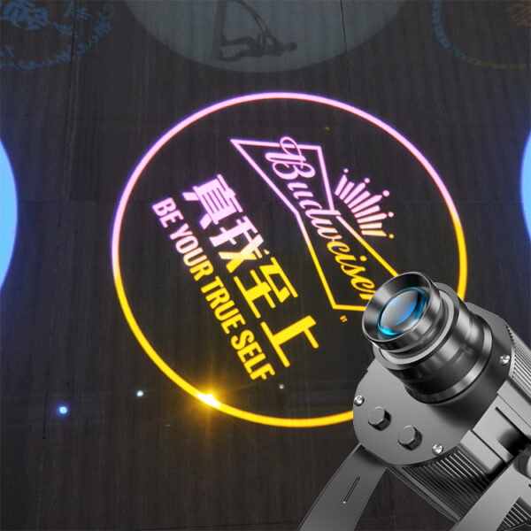 YoiJoys Best Quality Aluminum Alloy Body Gobo Glass Material Logo Led Lights Business Logo Sign Custom Logo Projection Light