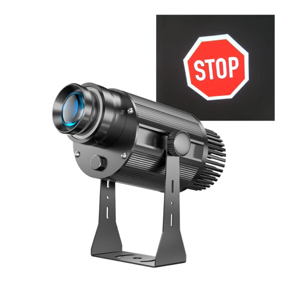 Yoijoys 400W High Power Advertising Floor Sign Projection Light Outdoor Safety Warning Sign Gobo Led Projector Lights Rotation - Image 3