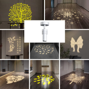 YoiJoys Professional Home Decoration Built-In Mounted Gobo Projection Light High Resolution Led Logo Projector Lamp