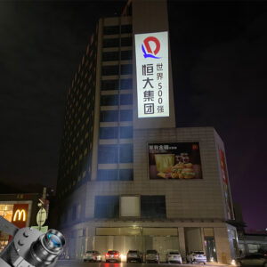 YoiJoys Logo Projector For Business Custom 4 GOBO Projectors Store Floor Personalized Wall Outdoor Projection Image