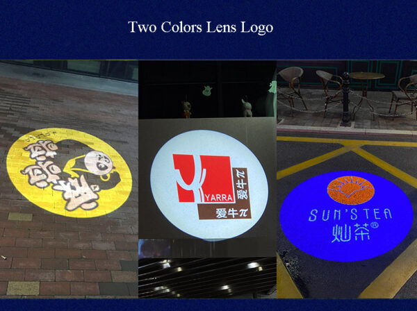 Yoijoys Professional dual lens Gobos Projector Security Warning Sign Stop Zebra Crossing Logo Projection Light Customized Logo - Image 7