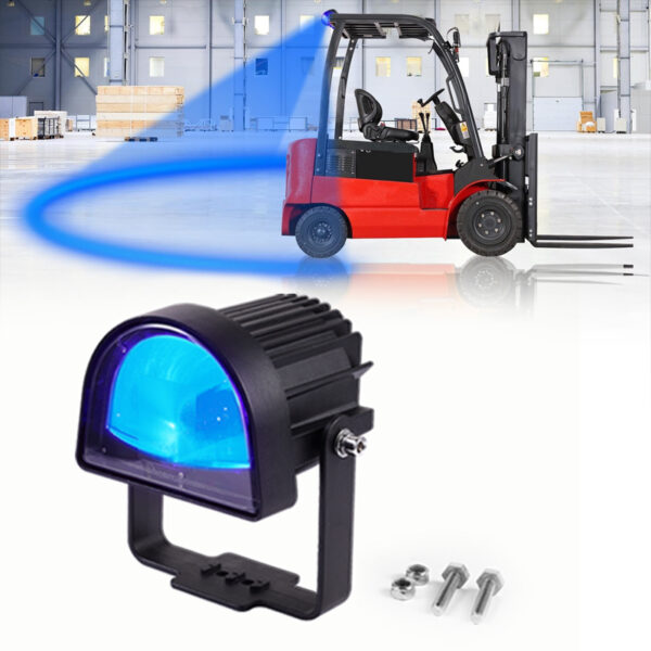 Yoijoys U-Shaped Forklift Safety Warning Light To Alert The Pedestrian In Warehouse Red Zone Forklift Danger Zone Warning Light - Image 3