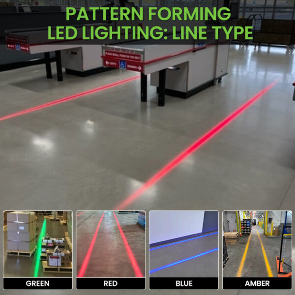 Yoijoys Super Brightness Led Projection Line Light Red Line Beam For Warehouse Factory Reminder Safety Light - Image 4