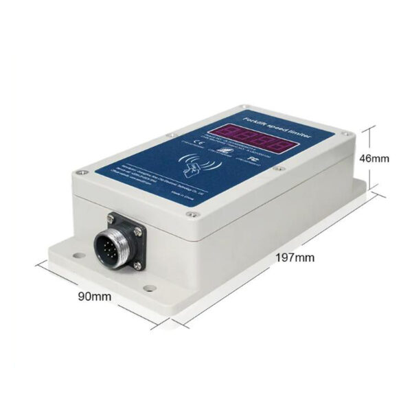 Yoijoys Forklift speed limiter with speed sensor alarm waterproof overspeed alarm system for warehouse - Image 4