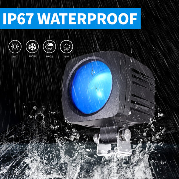 Yoijoys Waterproof IP67 Vehicle Safety Lamp Led Forklift Red Blue Forklift Led Arrow Light Forklift Safety Warning Light dc10-80 - Image 4