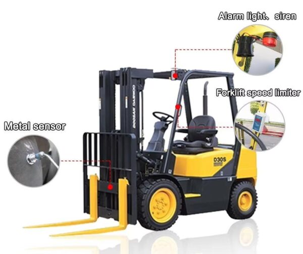 Yoijoys Forklift speed limiter with speed sensor alarm waterproof overspeed alarm system for warehouse